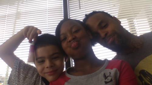 This is me and My real dad and my brother