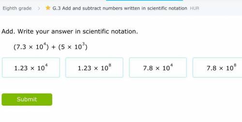 Write your answer in scientific notation. Look at the picture!