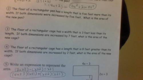 I NEED HELP WITH 3 MORE PROBLEMS 
30 POINTS
Questions 2,3,4