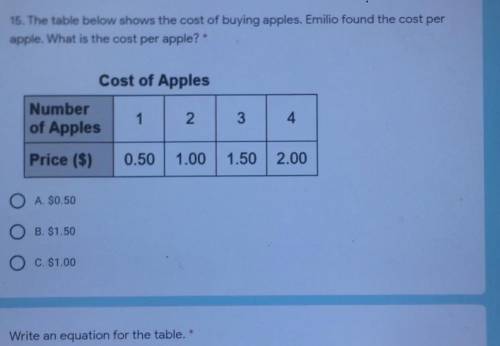 And write a equation for the table.... It also detects if you are right or wrong