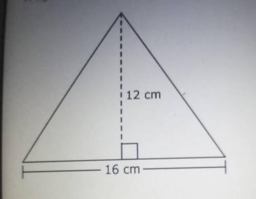 A figure is shown.

What is the area of the figure.A 28cm2B 56cm2C 96cm2D 192cm2