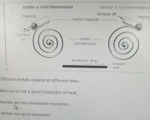 ILL GIVE BRIANLY, FOLLOW , 5 STARS AND HEARTS

a bimetallic strip in a thermostat works on the ide