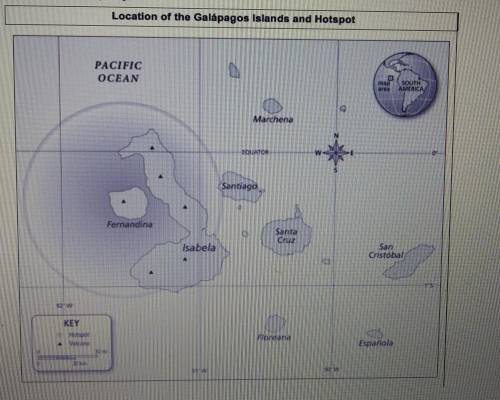 3. Infer

Based on the positions of the islands relative to the Galápagos hotspot, in what directi