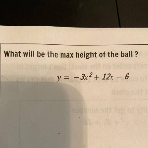 What will be the max height of the ball?