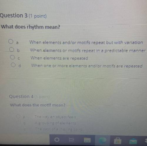 What does rhythm mean?