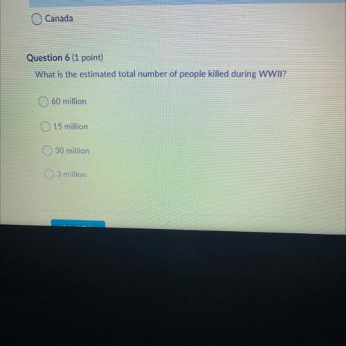 What is the estimated total number of people killed during WWll