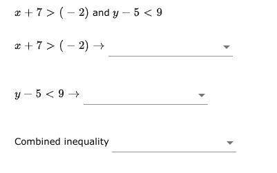 15.

Set both inequalities greater than (>) or less than (<) zero. Transform the second ineq