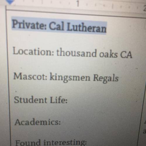 I can find the information for private cal Lutheran