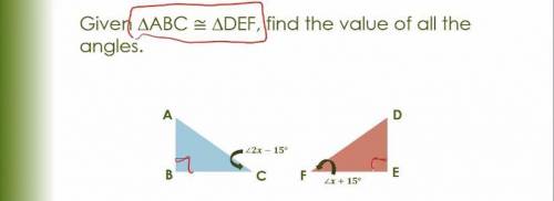 Find the value of all angles