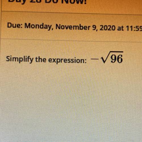 Hellppppp please simplify the expression- 96