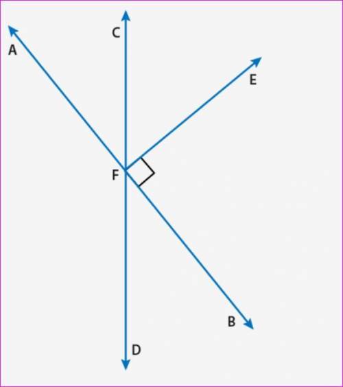 Will mark brainliest

What angle relationship best describes angles AFC and DFB?
Adjacent angles
C