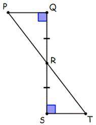 3

Is there enough information to prove that the triangles are congruent?
If yes, provide the corr