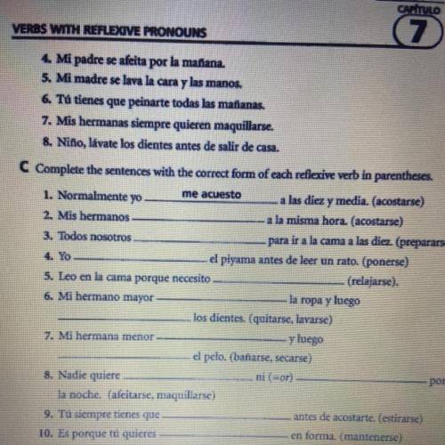 Plz help. Spanish teacher gives no mercy lol