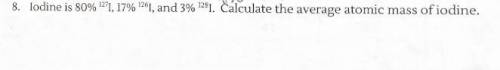 How would I solve this problem? How would I find the Atomic Mass for each isotope?