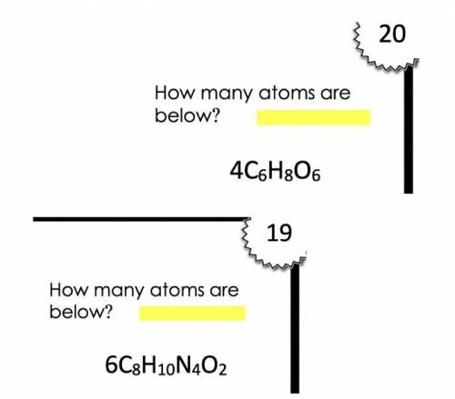 How many atoms below? Ill give brainliest
