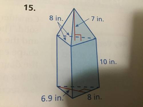 Find the Volume of the composite solid. Plz show steps.