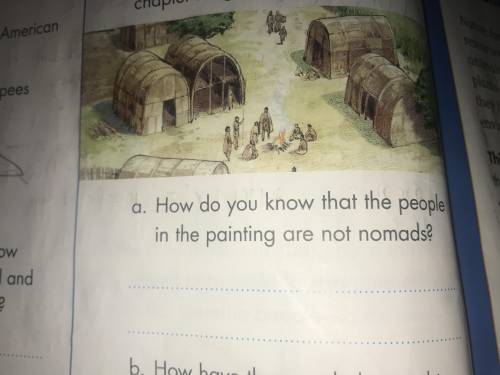 How do you know that’s the people in the painting are not nomad?