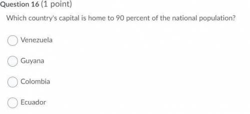 Which country capital is home to 90% of the national population.

If you answer this i'll give you