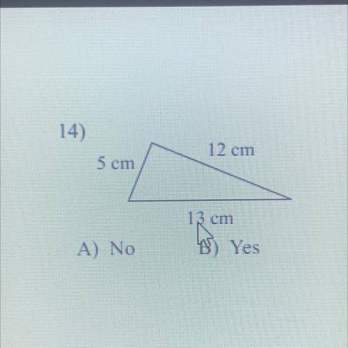 Is this a right triangle