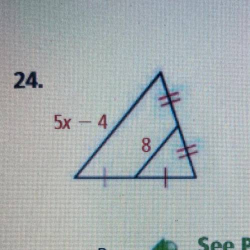 PLEASE HELP!! DUE SOON :( Question: Find the value of x.