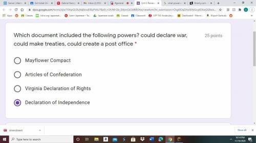 Which document included the following powers? could declare war, could make treaties, could create