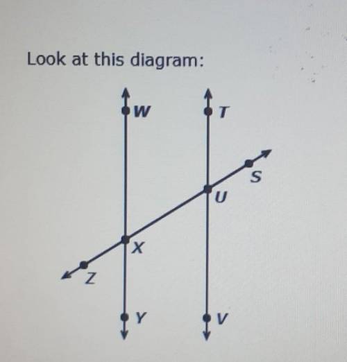 If TV and Wý are parallel lines and m<TUX = 122°, what is m<VUS? HELP ASAP