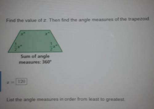 Need help with the angle measures?