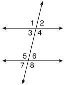 Select all that apply.
Which angles are obtuse angles?
6
8
7
1