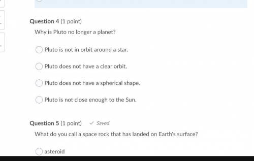 Why is pluto no longer a planet? 
check picture!