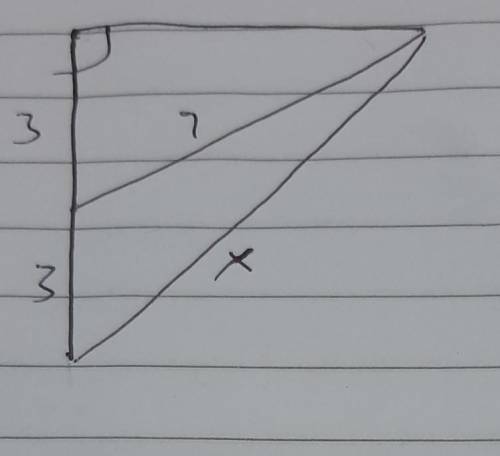 Solve it using Pythagoras theorem plzz help I will mark u brainliest