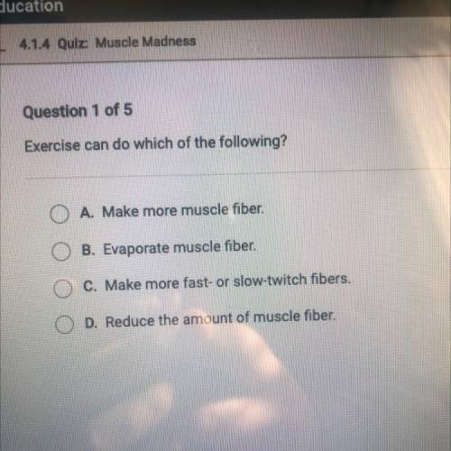 Exercise can do which of the following?