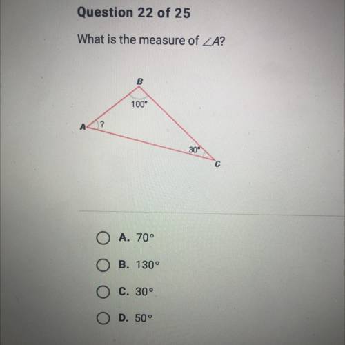 HELP ME ASAP PLEASSSSE?!?! 
What is the measure of A?