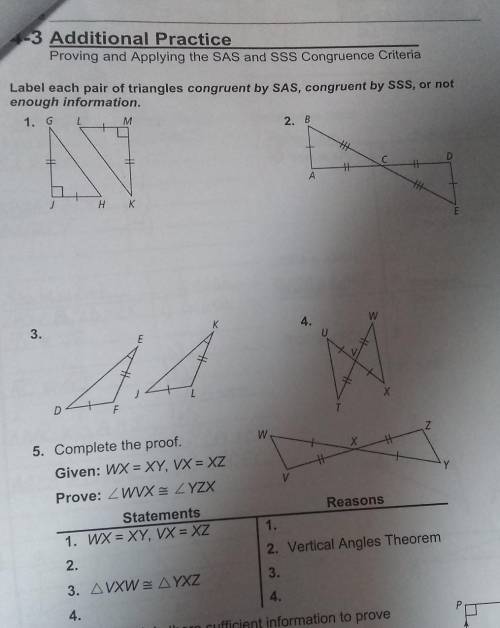 Can you help me with sas and sss congruent criteria please?