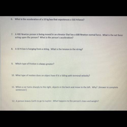 Please help with these questions ASAP