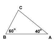 What is the measure of \large \angle C?