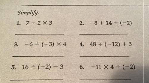 (GR.7MATH)

Can somebody plz answer all these correct in simplify form thanks!
I’m confused on how