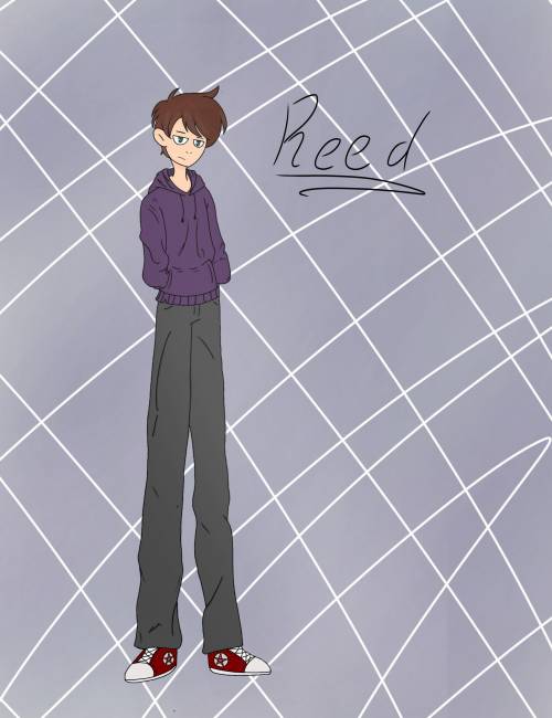 Well, here’s Reed!
He is the main protagonist for my comic!