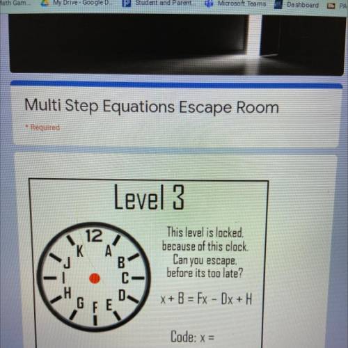 I NEED HELP WITH THE ESCAPE ROOM , please answer
