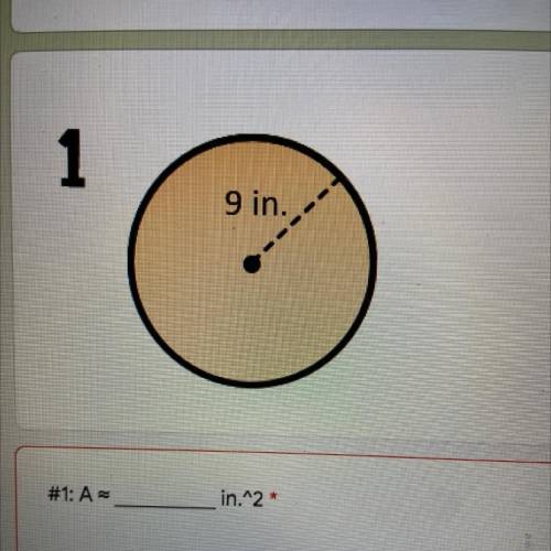 A=___ in.^2
Someone help me with this