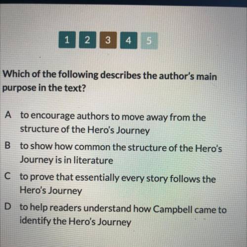 This is from the CommonLit text, “the Hero’s Journey,” by Jessica McBirney. Thanks.