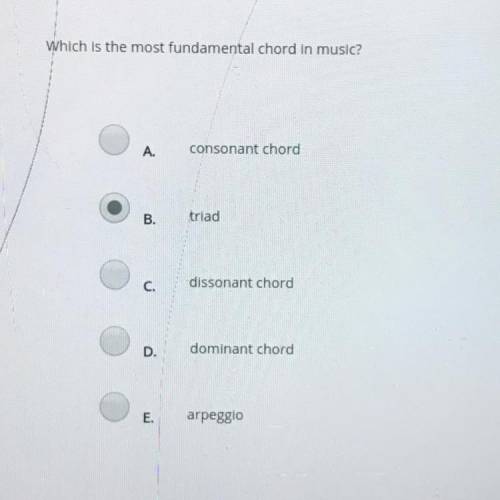Which is the most fundamental chord in musta
corsorat chord
E