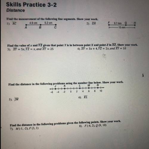 Can someone help me please on #6 and #8 please.