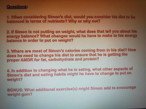 These are the questions on biology