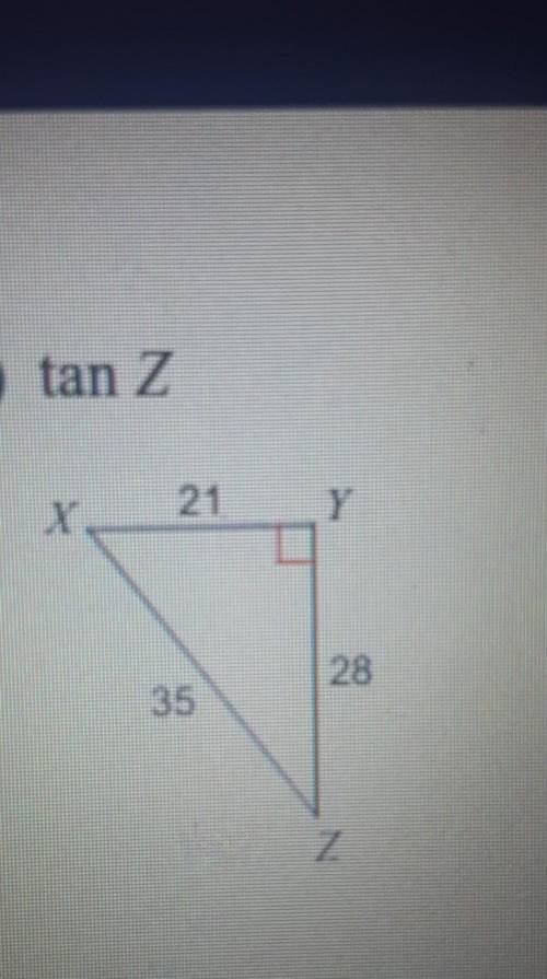 13) tan Z Y 28I need help please I'm failing