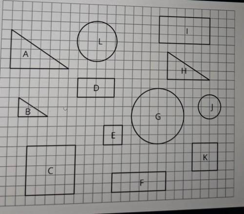 PLEASE HELP ME

Warmup: Which of the geometric figures are scaled copies of each other? What is th