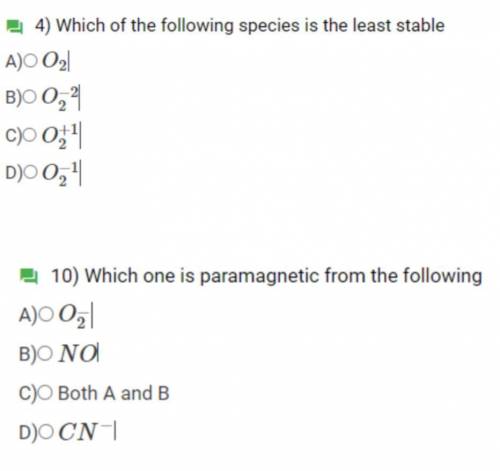Any one know these two questions answer
It is an McQ question
Pls tomorrow exam
