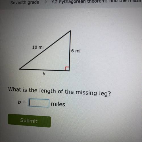 What is the length of the missing leg?
