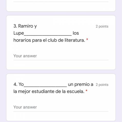Who knows the answer to this Spanish fast 100%