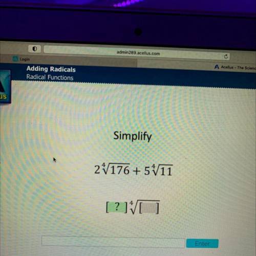Simplify
2 4V176 + 5 4V11