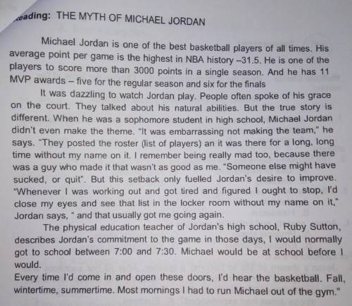 Reflection about the  Myth of Micheal Jordan